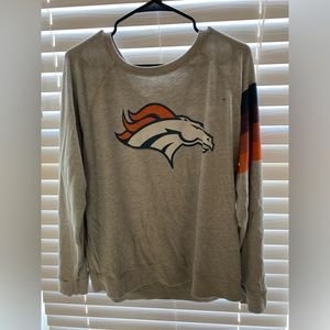 Denver broncos super soft long sleeve light weight